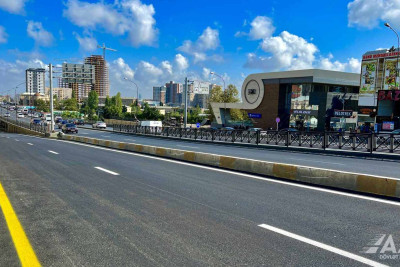 Nəsimi rayonunda növbəti küçə təmir olunub