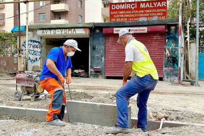 Nərimanov: Məsud Əlizadə küçəsində təmir işlərinə başlanılıb