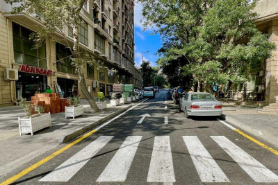 Nərimanov: Əliəşrəf Əlizadə və Tələt Şıxəliyev küçələrində yenidənqurma işləri tamamlanıb