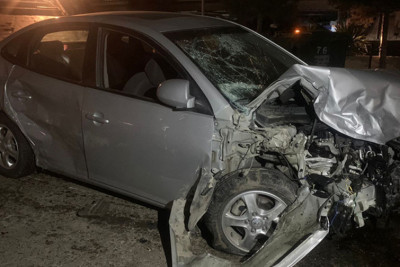 Bakıda 2 avtomobilin toqquşması 5 nəfərin xəsarət alması ilə nəticələnib
