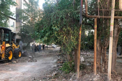 Bakının bu rayonunda abadlıq işləri aparılır