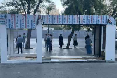 Bakıda daha bir ünvanda smart tipli avtobus dayanacaq pavilyonu quraşdırılır