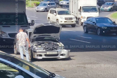 Bakıxanov körpüsünün altında qəza olub