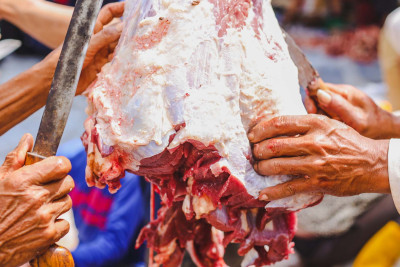 Bakıda heyvan kəsimi məntəqələrində növbəti reyd keçirilib