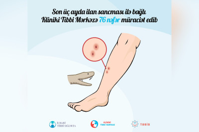 Kliniki Tibbi Mərkəzə neçə nəfər ilan sancması ilə müraciət edib?