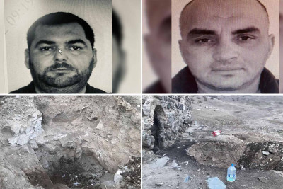 Bakı sakini qızıl axtararkən orta əsrlərdə inşa olunan Alban Məbədinə ziyan vurub