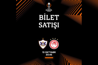 “Qarabağ” - “Olimpiakos” oyununa əlavə biletlər satışa çıxarılıb