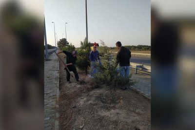 Xəzər rayonunda küçələr və parklarda iməcilik keçirilir