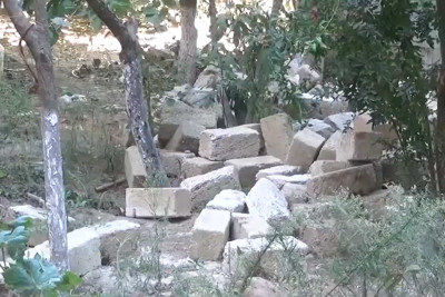 Nizami rayonunda 60 ağacı olan həyət hasara alınıb