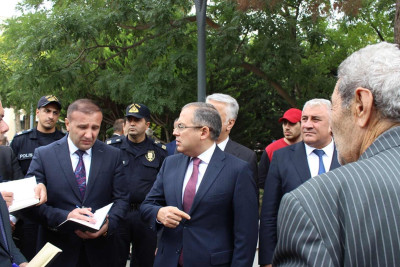 Badamdar qəsəbəsində sakinlərlə növbəti səyyar görüş keçirilib