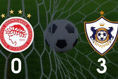 "Qarabağ" "Olimpiakos"u 0:3 hesabı ilə darmadağın etdi