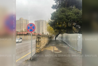 Nərimanov rayonunda yararsız piyada yolu bərpa olunub