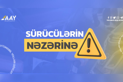 Bakı-Quba yolunda avtomobillərin hərəkəti qismən məhdudlaşdırılacaq