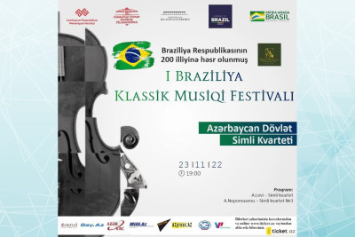 Bakıda Braziliya Klassik Musiqi Festivalı keçiriləcək