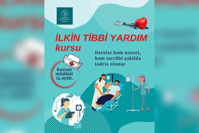 Mərdəkanda ilkin tibbi yardım kursları başlanılıb