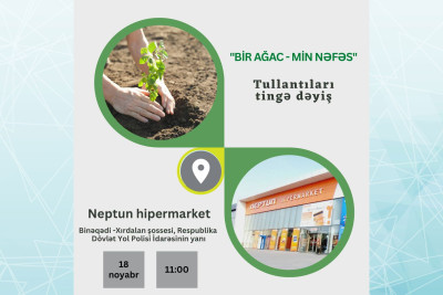 “Bir ağac - min nəfəs” layihəsi davam edir