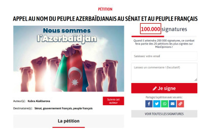 Azərbaycanlıların səslərini dünyaya çatdırmaq üçün çıxdığımız yolda sayımız 100.000 oldu
