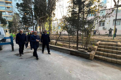 Nəsimi: Asif Məhərrəmov, 33 ünvanında yenidənqurma işləri aparılır