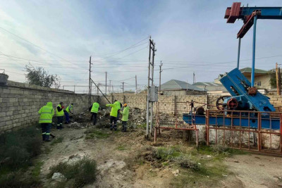 Binəqədi rayonunda FHN təhlükəli zonaya baxış keçirib