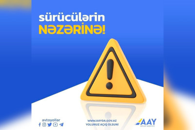 Sürücülərin nəzərinə:  “Baksol” yolu sabaha kimi bağlı olacaq