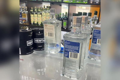 Bakıdakı mağazada saxta alkoqollu içkilər satılırdı