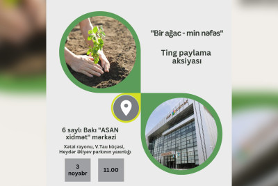 Xətai rayonunda ting paylama aksiyası keçiriləcək