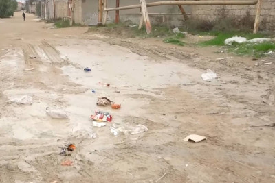 Qala qəsəbəsinin sakinləri yolsuz və içməli susuz qalıblar