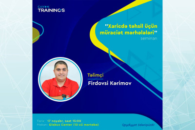 “Globus Center”də xaricdə təhsillə bağlı ödənişsiz seminar keçiriləcək