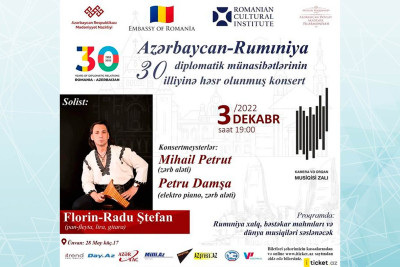 Dövlət Akademik Filarmoniyasında Rumıniyalı artistlərin konserti baş tutacaq