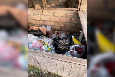 Şağanda sakinlər zibil qutularının olmamasından şikayət edirlər