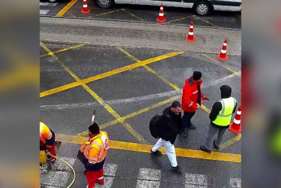 Bakının mərkəzində küçələrin birində hərəkətə məhdudiyyət qoyulub