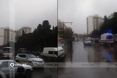 Binəqədidə baş vermiş yanğın zamanı 12 nəfər təxliyə olunub: aralarında 2 uşaq var