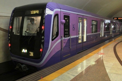 Bakı metrosuna daha 2 ədəd yeni nəsil qatar gətirilib