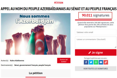 Artıq 90 000 nəfər öz sözünü dedi: petisiyanı dəstəkləyənlərin sayı günü-gündən artır