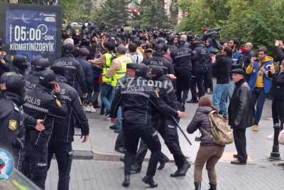 AXCP-nin sədri Əli Kerimli hamını mitinqə gəlməyə çağırsa da, özü gəlmədi