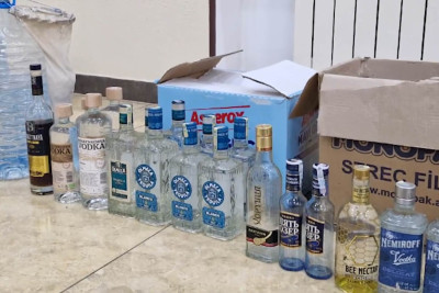 Bakıda saxta araq və tekila istehsal edən şəxs tutulub