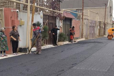 Zığda daha bir küçə təmir olunub