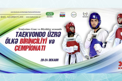 Bakıda Taekvondo üzrə Azərbaycan birinciliyi keçiriləcək