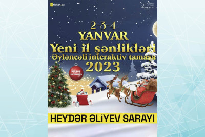 Heydər Əliyev Sarayında uşaqlar üçün Yeni il proqramı təşkil olunacaq