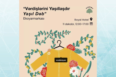 Bakıda ekoyarmarka keçiriləcək