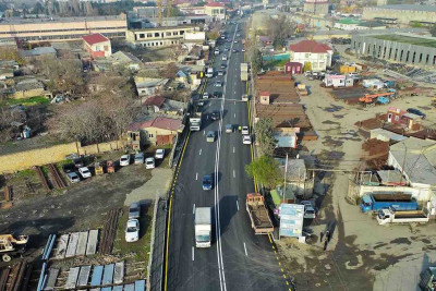 “Baksol” yolunun əsas hissəsi təmir olunub