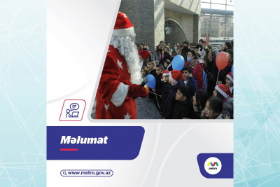 Bakı Metropoliteni ənənəvi Yeni il proqramı təşkil edir