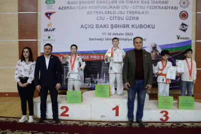 Ciu-citsu üzrə açıq Bakı kuboku turniri keçirilib