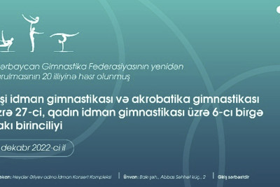Sabah gimnastika üzrə Bakı birinciliyinə start veriləcək