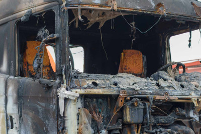 “BakuBus” avtobusunda yanğın olub