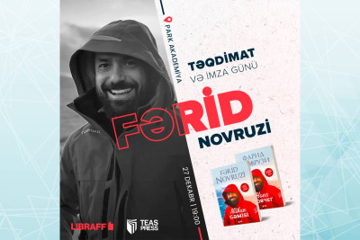 “Libraff”da Fərid Novruzinin kitabının təqdimatı baş tutacaq