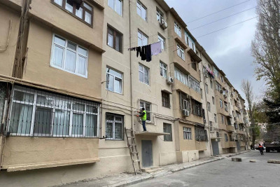 Nəsimi rayonunda daha bir ünvanda abadlıq işləri yekunlaşır