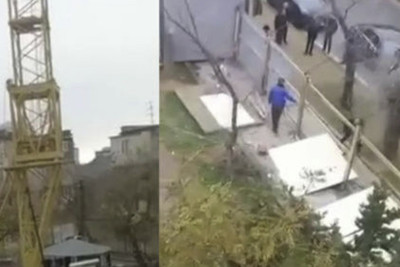 Nizami rayonunda icəzəsiz söküntü işləri dayandırılıb