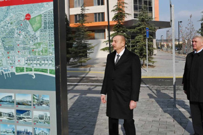 Bakı Ağ Şəhərdə inşa edilən yeni infrastruktur haqda ətraflı məlumat paylaşılıb