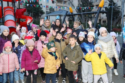 Xətai rayonunda “ABAD həyət” sakinlərin istifadəsinə verilib